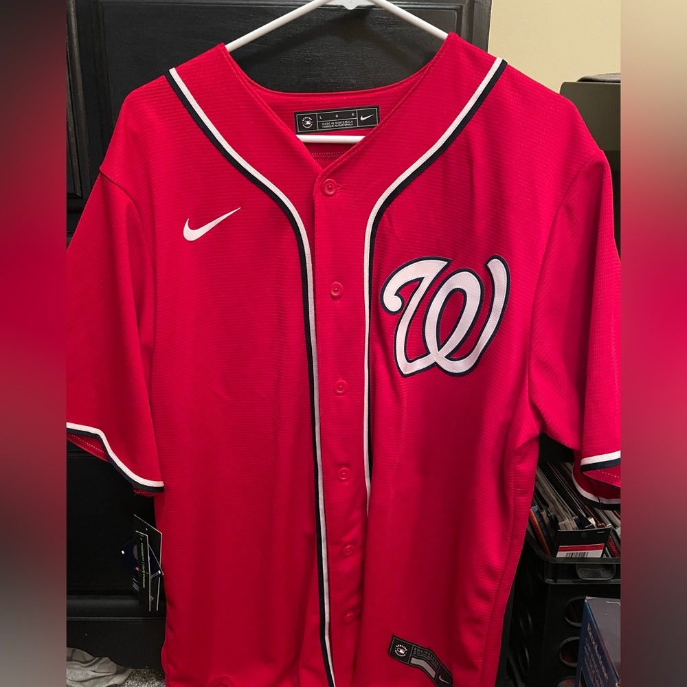 Nike Washington Nationals Large Trea Turner Jersey